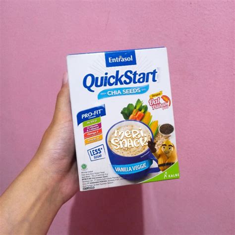 Jual Susu Sereal Entrasol Quick Start Vanilla Indonesia Shopee Indonesia