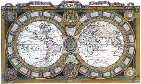 3139205 Map Of The World 1688 Drawing By PicturesNow UIG Fine Art America