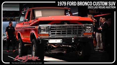 SOLD 1979 Ford Bronco Custom SUV BARRETT JACKSON 2023 LAS VEGAS