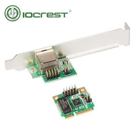 IOCREST Mini PCI Express Gigabit Ethernet RJ45 Por Grandado