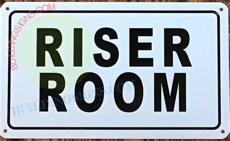 Riser Room Sign Hpd Signs The Official Store