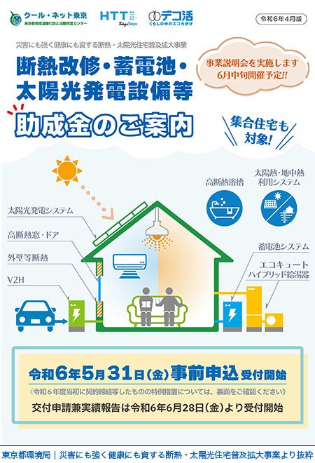 【2024年5月最新版】東京都の蓄電池・v2h・太陽光発電・エコキュートの補助金 フューチャーパワーcom