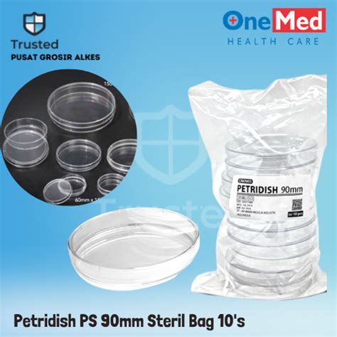 Jual Petridish Plastik Steril Onemed 90mm Pack Isi 10 S Jakarta Pusat