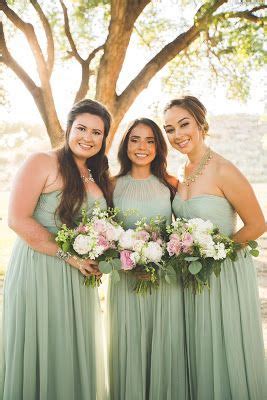 Vestidos De Damas De Honor Verde Damas De Honor Verdes Vestidos De