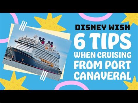 Disney Wish Tips For Cruising From Port Canaveral Go Port Youtube