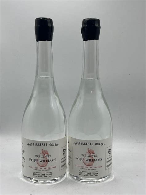 Ogier Eau De Vie Poire Williams Distillerie Ogier 70cl 2 Bottles