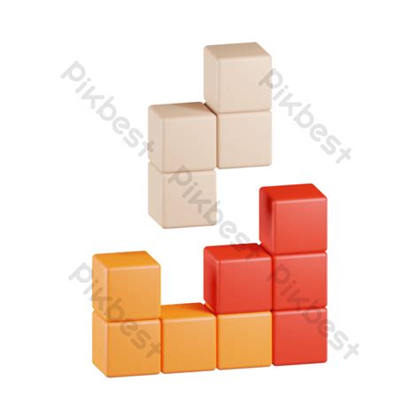 Tetris Game 3D Icon Stock PNG Images | PSD Free Download - Pikbest