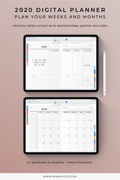 Free Planner Templates For Ipad