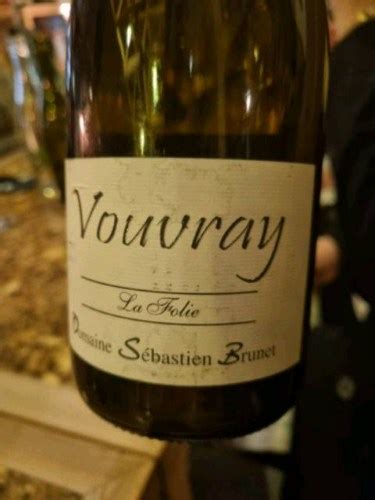 Sebastien Brunet La Folie Vouvray Vivino US