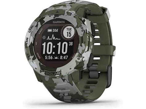 Relógio Desportivo Garmin Instinct Solar Camo Edition Bluetooth Até