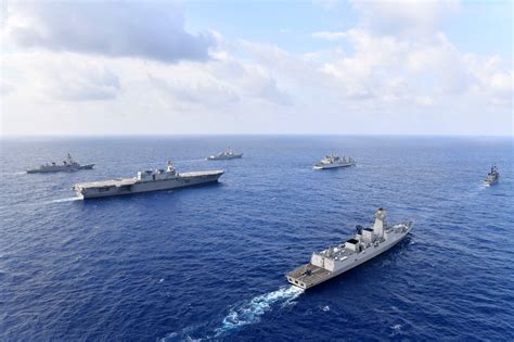 U S Partner Navies Sail Together In South China Sea U S Indo