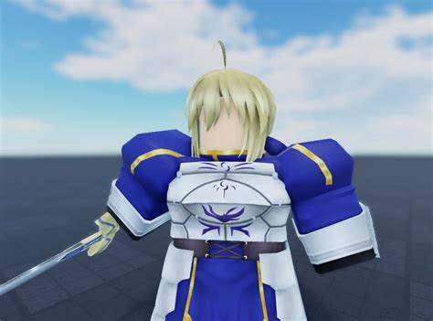 Saber From Fate Roblox R6 Creations Feedback Developer Forum Roblox