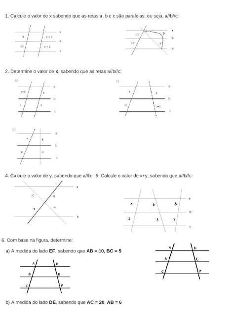 Doc Teste Teorema De Tales Dokumen Tips