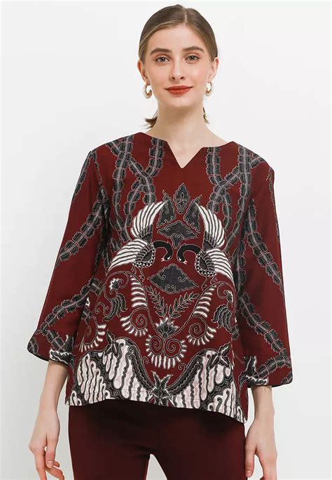 Jual Krisna Batik Danastri Blouse Original Zalora Indonesia