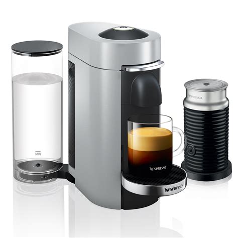 サイズ Nespresso VertuoPlus Coffee and Espresso Machine Bundle by De