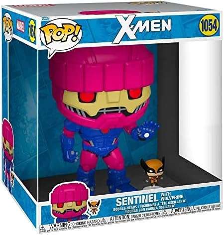 Funko Pop Jumbo X Men Sentinel With Wolverine Previews Exclusive