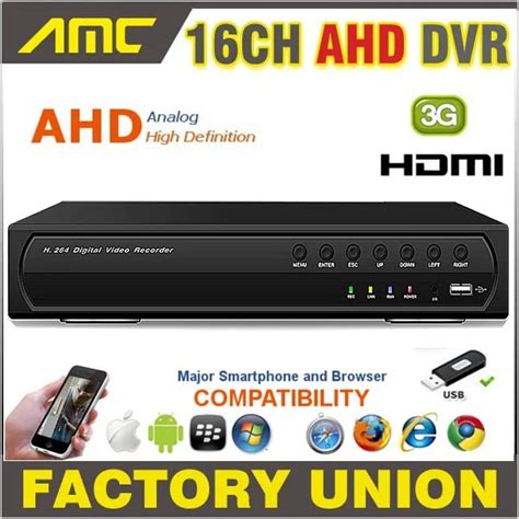 AHD 16CH CCTV DVR Recorder 720P Real Time Digital Video Recorder H 264