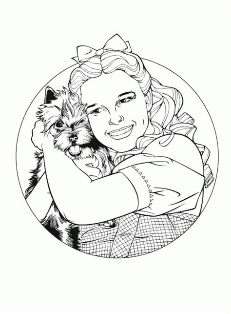 20 Free Printable Wizard Of Oz Coloring Pages