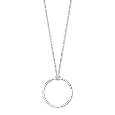 Buy Thomas Sabo Charm Circle Necklace Silver Online In UK