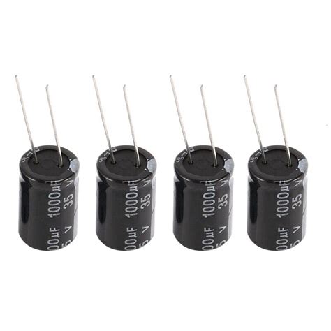 Pcs Uf V Radial Aluminum Electrolytic Capacitors Mm X Mm