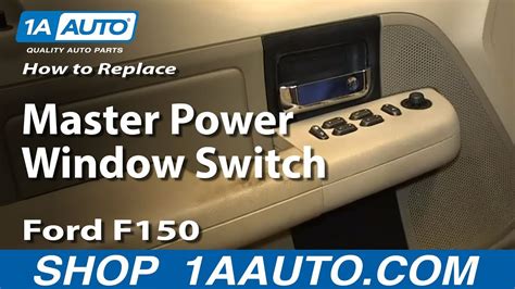 How To Replace Master Power Window Switch 04 08 Ford F150 Youtube