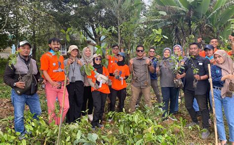 Rayakan HUT Ke 25 PNM Cabang Sukabumi Tanam 100 Pohon Endemik Wanita