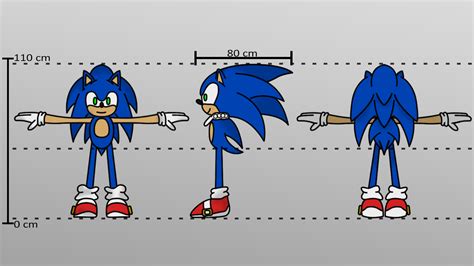 Classic Sonic Model Sheet