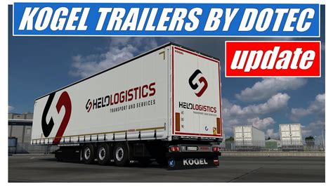 Kögel Trailers by Dotec Update 1 49 ETS2 mods Euro truck simulator