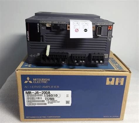 100 Mitsubishi Original Mr J4 200A Mr J4 Series Servo Amplifier