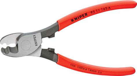 Knipex 95 11 165 A Heavy Duty Cable Cutter Stripper Pliers 165mm