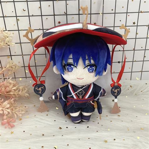 20cm Genshin Impact Doll Scaramouche Plush Toy Cute Stuffed Anime