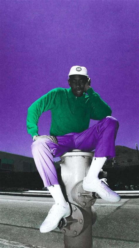 Download Purple Green Tyler The Creator Pfp Wallpaper