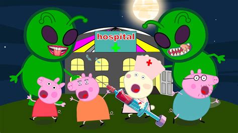 Zombie Apocalypse Zombies Appear At The Hospital Peppa Pig