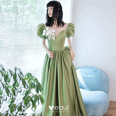 Sage Green Prom Dress With Sleeves Dresses Images 2022 Page 2