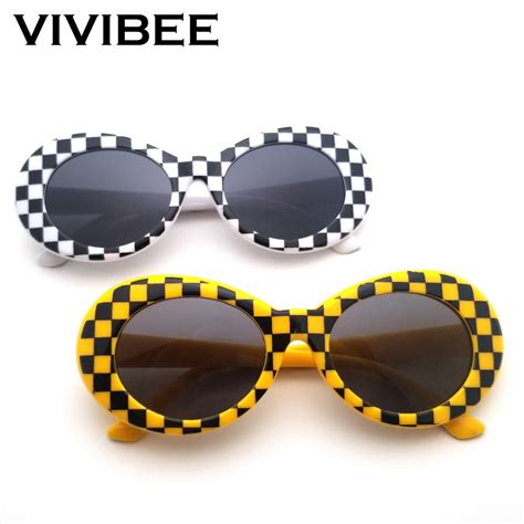 VIVIBEE Gafas De Sol A Cuadros Para Mujer Estilo Vintage Femeninas De