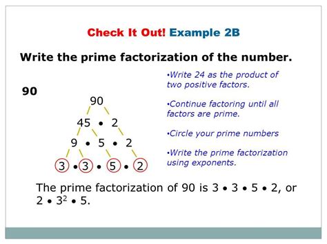 Prime Factorization Of 24 Using Exponents