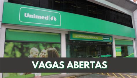 Unimed Divulga Abertura De Vagas De Emprego Para T Cnico De