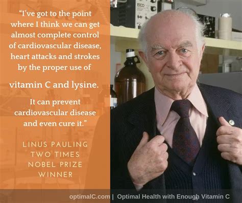 Linus Pauling Vitamin C Lysine