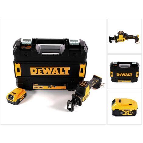 Dewalt Dcs Nt Scie Sabre Sans Fil V X Batterie Ah Tstak