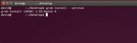 Command Line How To Know The Version Of Grub Ask Ubuntu