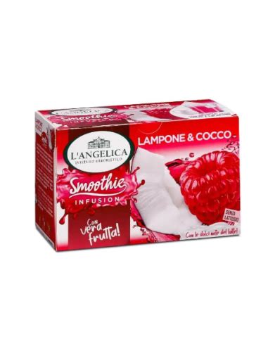 L ANGELICA Infuso Smoothie Lampone Cocco 15 Bustine