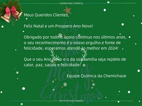 Saludos De Navidad De Chemichase Chemical Chemichase Chemical Co Ltd