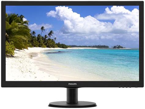 Philips Black Hairline Textured Black Ms Led Backlight Lcd Monitor