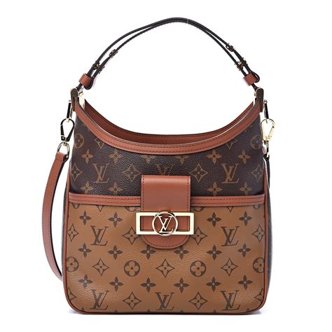 LOUIS VUITTON Reverse Monogram Dauphine Hobo PM 527337