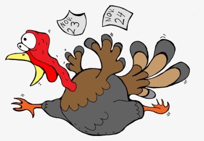 Scared Thanksgiving Turkey Clipart - Scared Turkey Clipart, HD Png ...