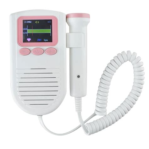 New Arrive Color LCD Display Pocket Fetal Doppler Prenatal Heart Baby