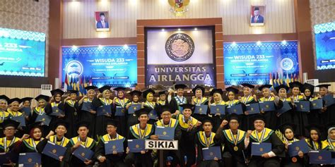 SIKIA Universitas Airlangga Luluskan 39 Mahasiswa Pada Wisuda Periode