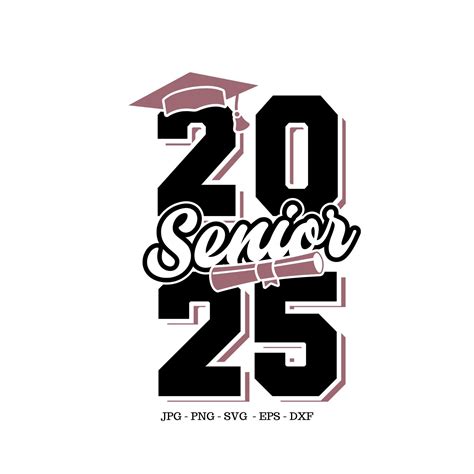 Senior 2025 With Heart Svg Class Of 2025 Png For Shirt Senior Class