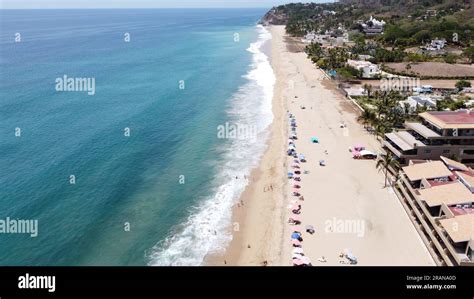 PHOTOGRAPHY WITH DRONE OF THE BEACHES GUAYABITOS NAYARIT MEXICO Stock Photo - Alamy