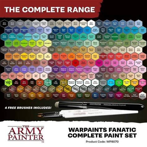 Warpaints Fanatic Complete Paint Set Accessoires Jeux De Soci T